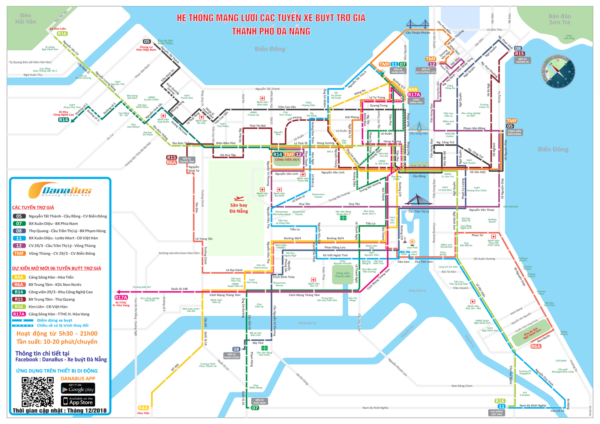 Danang Bus routes - Da Nang Leisure