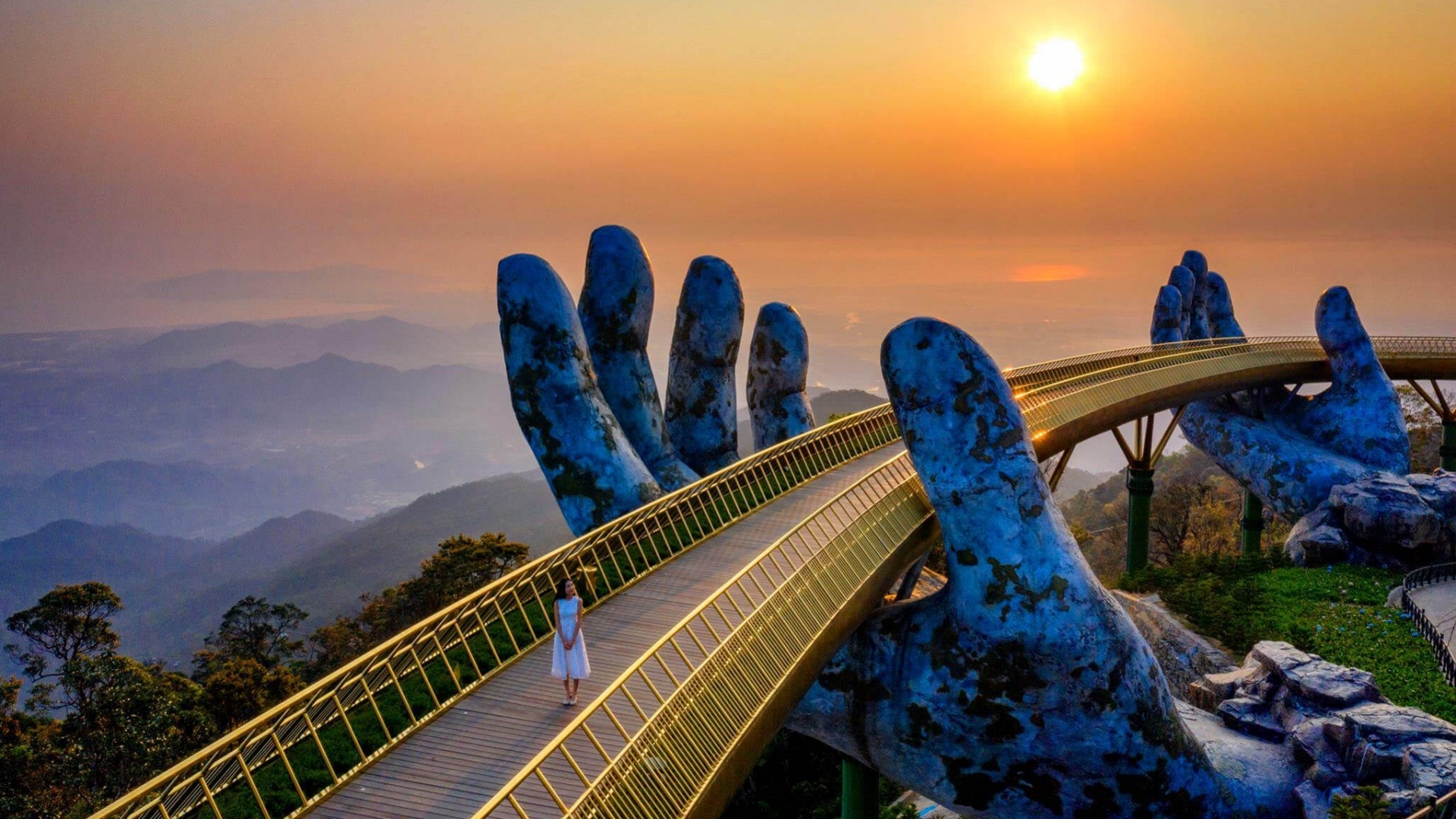 Golden Bridge Ba Na Hills Danang Da Nang Leisure