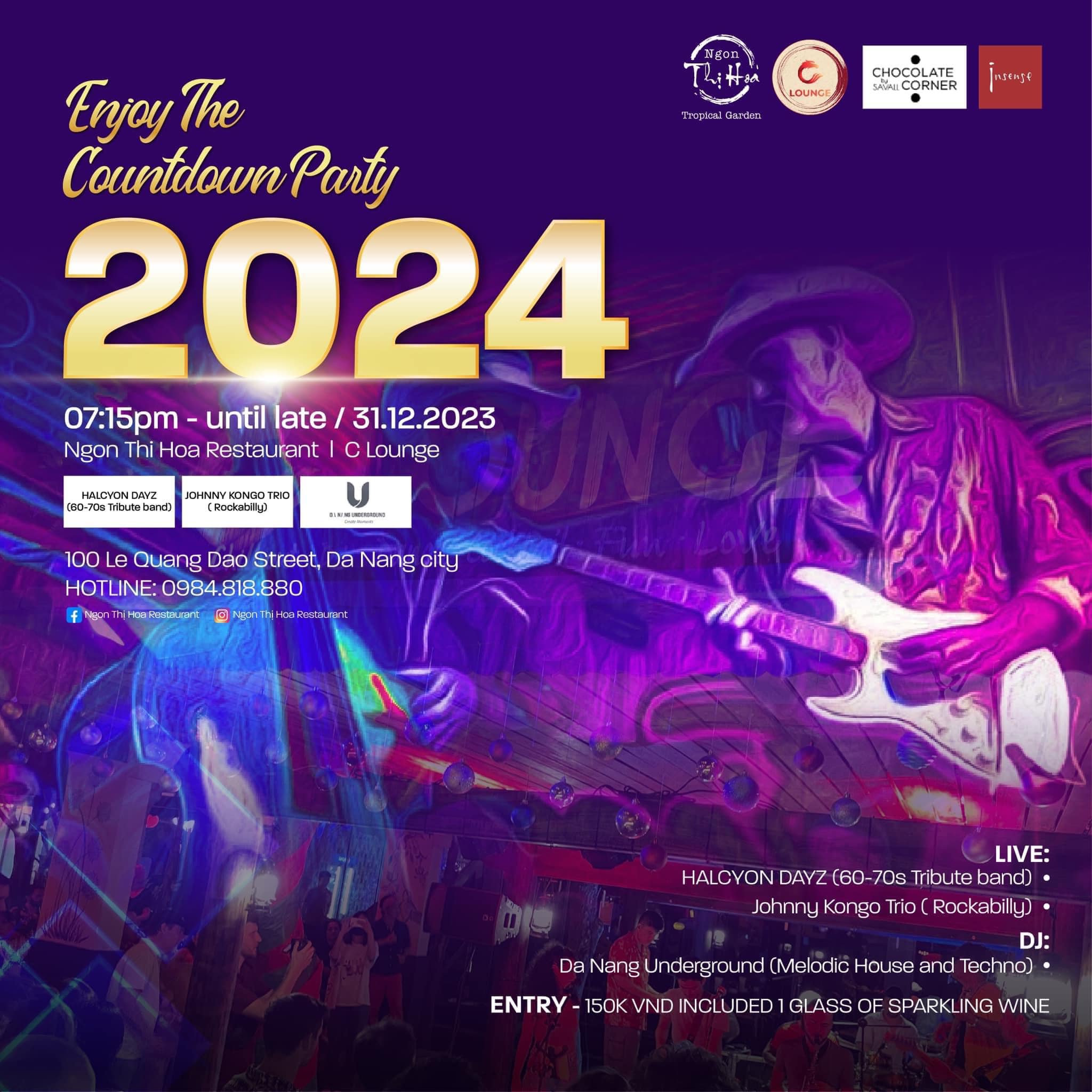 New Year's 2024 Countdown Party Da Nang Leisure
