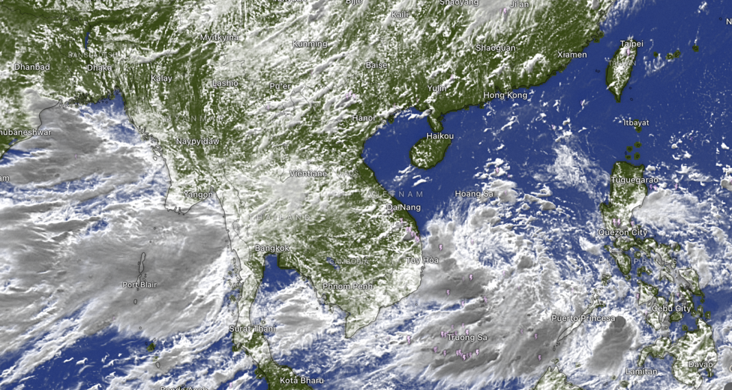 Weather Alert: Low-Pressure Area and Heavy Rain in Vietnam